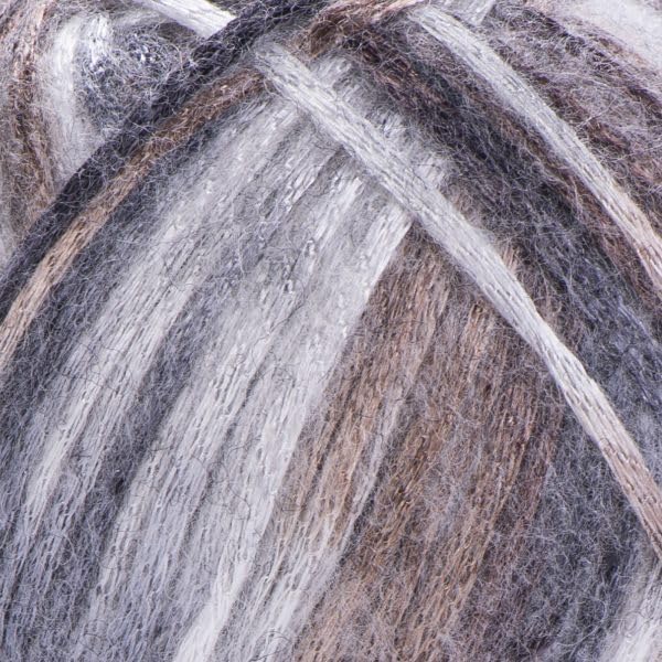 YarnArt Melody Variegated Chainette – Metallic Sheen Fiber for Knitting, Crochet & Embroidery, 100g (3.5 oz) Skein, 230m (251 yd), Premium Blend of 70% Polyamide 21% Acrylic 9% Wool (907)
