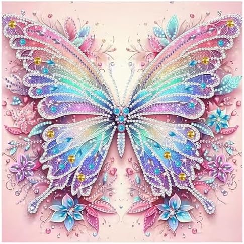 Butterfly Diamond Art Kits for Adults Special Shape Diamond Painting