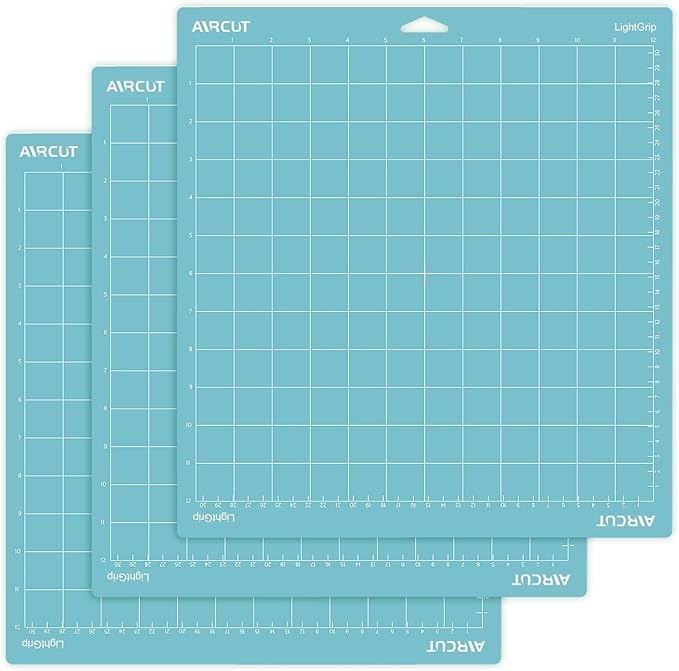 AIRCUT Cutting Mat for Cricut Maker and Explore Series, Blue Grip Mats