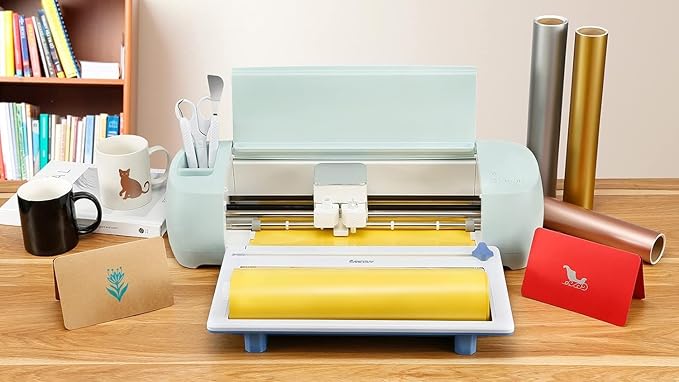 Vinyl Roll Holder with Trimmer for Cricut Maker 3 and Explore 3