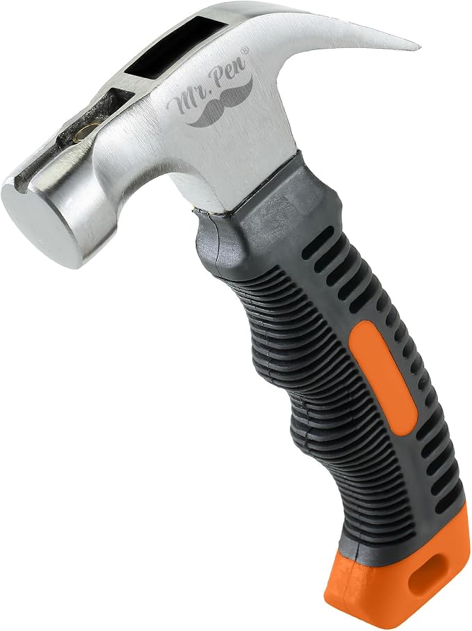 Mr. Pen- Claw Hammer, 8oz, Orange, Magnetic