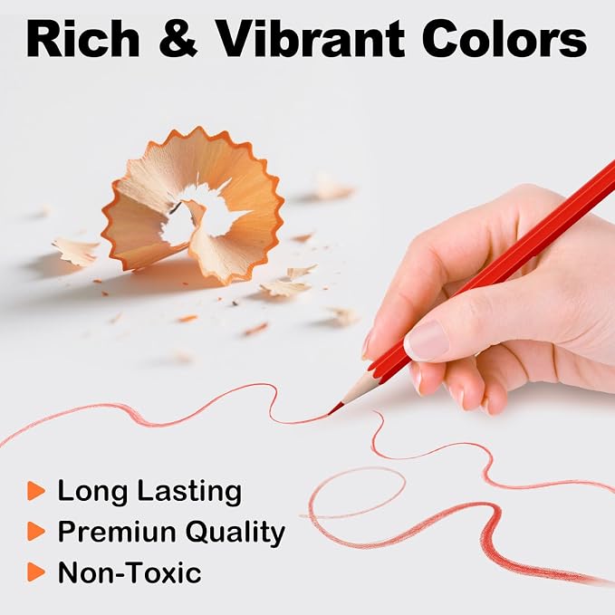 Colored Pencils Bulk 432 Count, Pre-Sharpened Color Pencils for Kids and Adults, 36 Packs Color Pencil Set 12 Colors, Bulk Art Supplies for Teachers, Back to School Supplies, Classroom Prizes