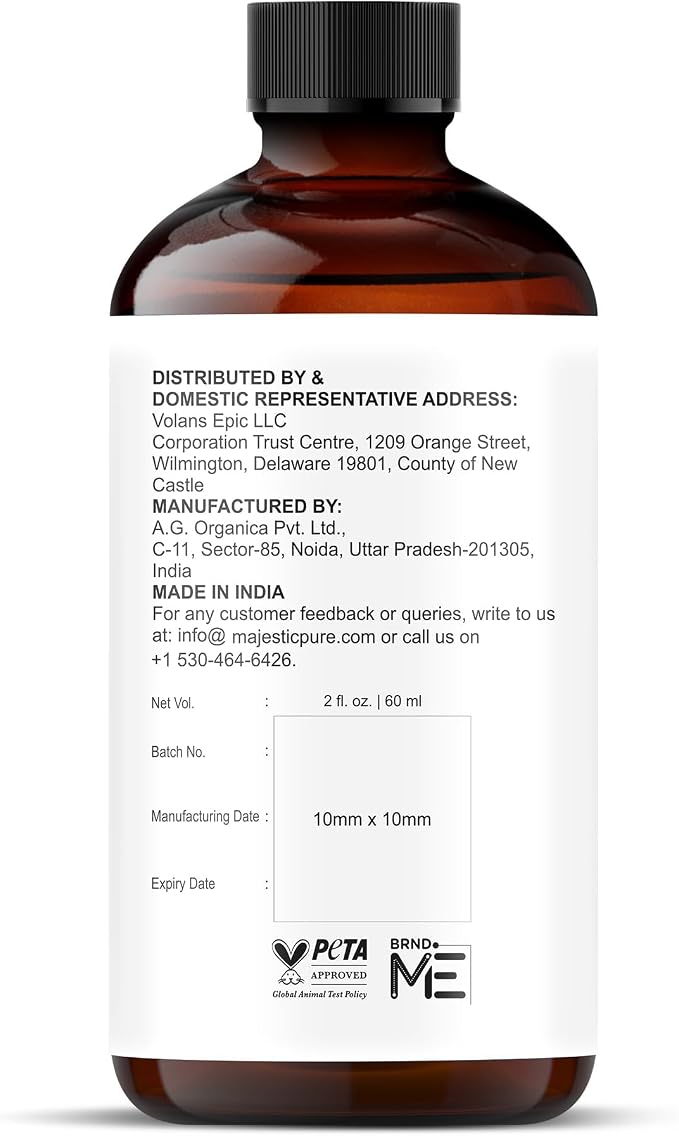 Majestic Pure Coconut Vanilla Essential Oil for Diffuser - 2 Fl Oz | 100% Pure & Natural Essentials Oils for aromatherapy, massage blends and DIY home fragrance projects, Massage and room sprays