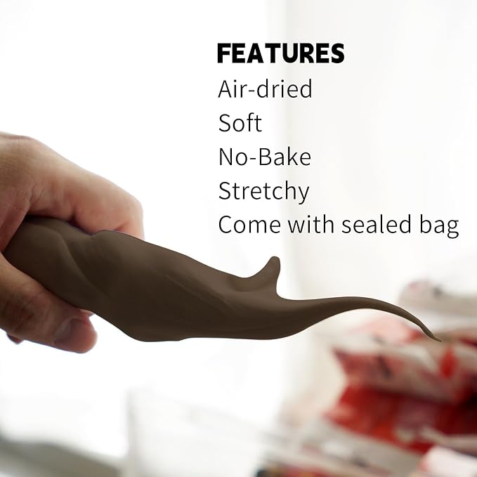 Air Dry Clay Lightweight, Flexible Modeling Clay for Adults Arts and Crafts