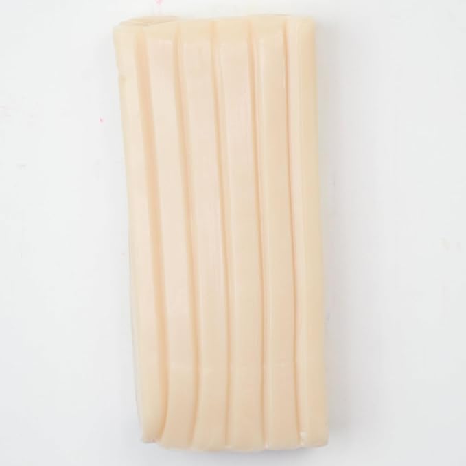 Polyform Sculpey Premo Polymer Oven-Bake Clay, Translucent, 8 oz bar | Flexible and durable modeling clay for caning and mica shift. Stays soft until baked in a home oven. 227g bulk size