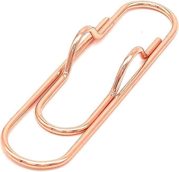 12-Pack Metal Pen Clips, Paperclip Pen Holders for Notebook | Metal Pen Clips for Notebooks, Secure Pen Holder for Planners and Journals, Fits Pens Under 0.5 Inch Thick