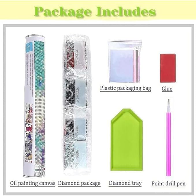 Retro Book Flower Diamond Art Kits for Adults,Diamond Painting Kits 12X16In