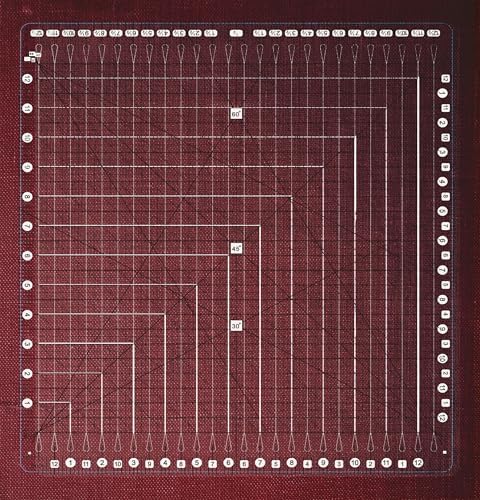 Quilting Ruler- 12.5 * 12.5" Slotted Rulers for Quilting and Sewing Quilt Strip Rulers for Fabric Precise Cutting