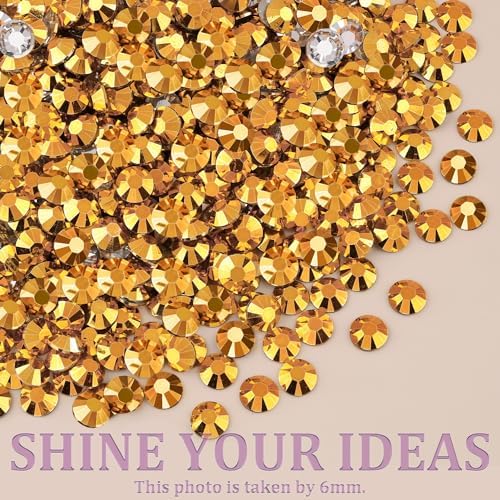 TINKRSTUFF Resin Jelly Rhinestones for Crafting with B7000 Jewelry Glue, 2 Boxes Gold Flatback Crystals with 3Pcs 10ml Glue, Bedazzling Non Hotfix Gems for DIY Tumblers Clothing Shoes Manicure