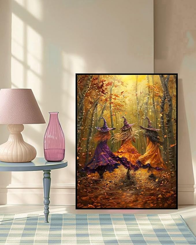 mrpwnle Diamond Art Kits for Adults Halloween Diamond Painting Kits