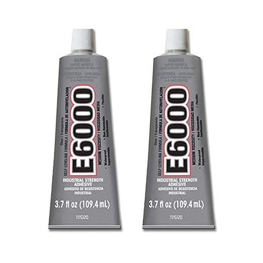 Eclectic Products 220011 2 Pack 3.7 oz. E-6000 High Viscosity Multi-Purpose Adhesive, Clear Product Name