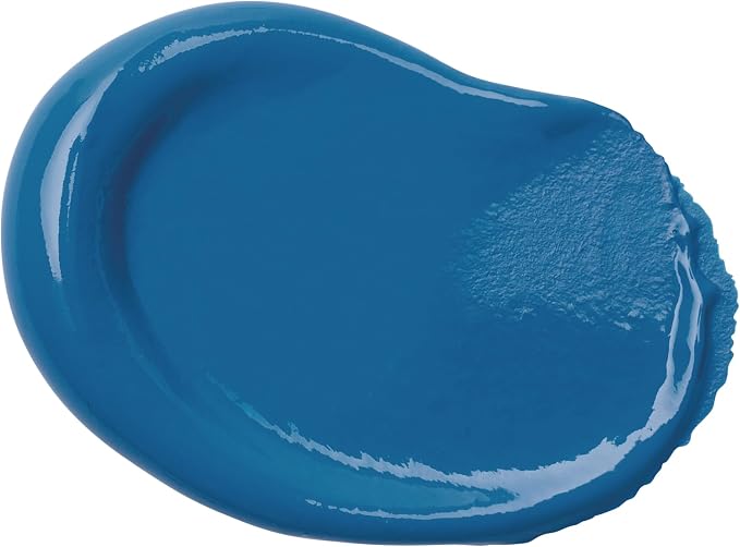 Liquitex BASICS Acrylic Paint, 13.5-oz Bottle, Cerulean Blue Hue | Medium Viscosity, Satin Finish, Lightfast, Fine Art Pigments, Range of Opacities, Easy Blending
