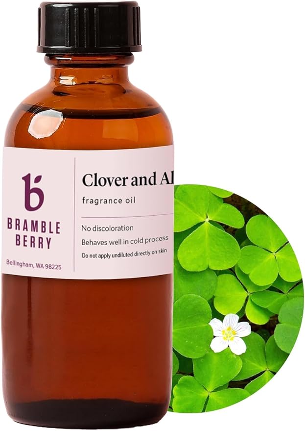 Brambleberry Clover and Aloe Fragrance Oil | Fresh Green Scent for DIY Soap