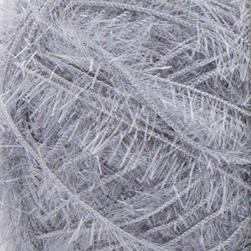 Red Heart Scrubby Sparkle Yarn, Oyster