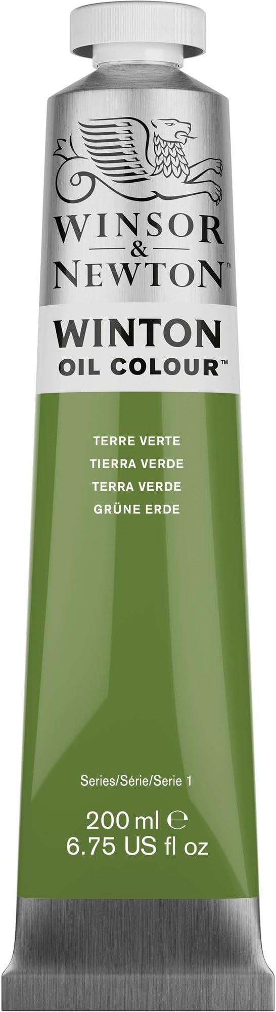 Winsor & Newton Winton Oil Color, 200ml Tube, Terre Verte | High-quality pigments, Durable, Lightfast, Permanent, Uniform Consistency, Great Pigment Load