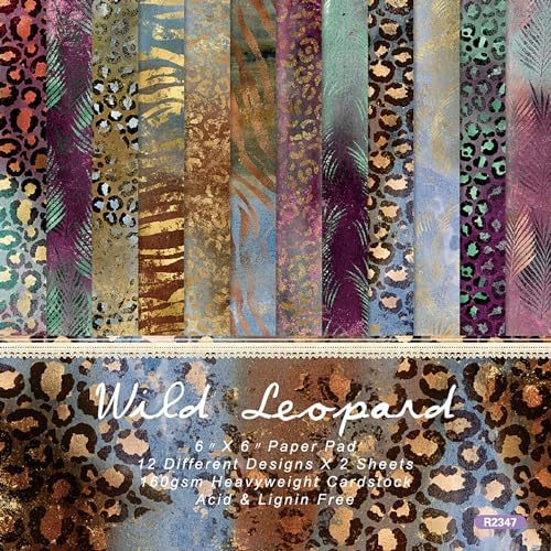 YASMEN Scrapbook Paper Pad, 6x6 Single-Sided Cardstock Paper Pad for Card Making, Journals, Planner, DIY Envelopes, Greeting Cards, Gift Card, Decorative Art Craft -24 Sheets