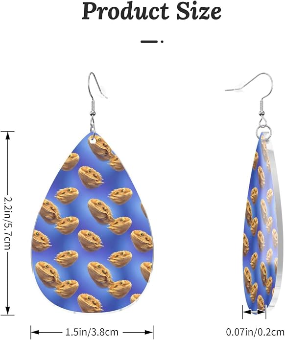 Math Formula Equation Black Drop-Shaped Earrings 2.2 x 1.5 Inches