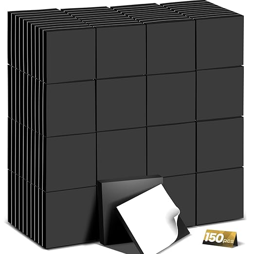 DIYMAG Magnets with Adhesive Backing, 150P Flexible Square Magnetic Dots