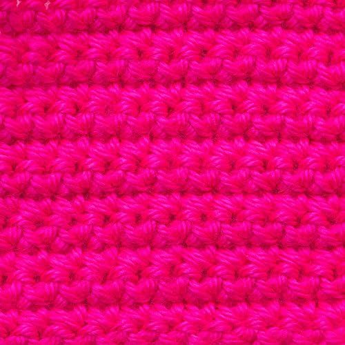 Caron Simply Soft Solids Yarn, 6oz, Gauge 4 Medium, 100% acrylic - Neon Pink - Machine Wash & Dry
