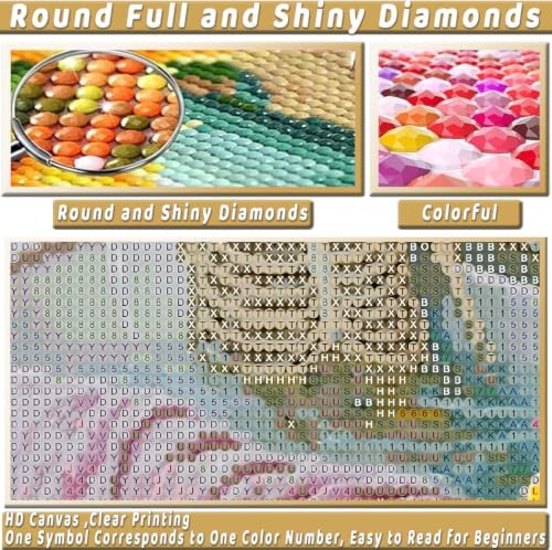 Skull Diamond Art Kits for Adults Funny Diamond Painting Kit for Beginner