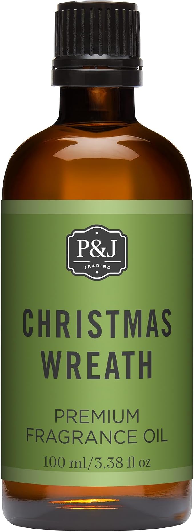 P&J Trading - Christmas Wreath Scented Oil 100ml - Fragrance Oil for Candle Making, Soap Making, Diffuser Oil