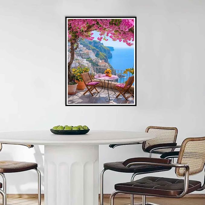 Yunruily Paint by Numbers Adults Landscape-Paint by Numbers Kits for Adults,Paint by Numbers for Adult Canvas for Gifts Home Wall Decor(16x20inch)