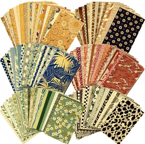 360Pcs Flower Vintage Scrapbook Paper Set, Antique Single Side Printed Journaling Scrapbooking Supplies Craft Decoupage Papers Kit for DIY Card Making, Photo Album, Junk Journals Collage