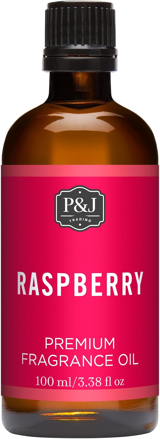 P&J Trading - Raspberry Scented Oil 100ml - Fragrance Oil for Candle Making, Soap Making, Diffuser Oil