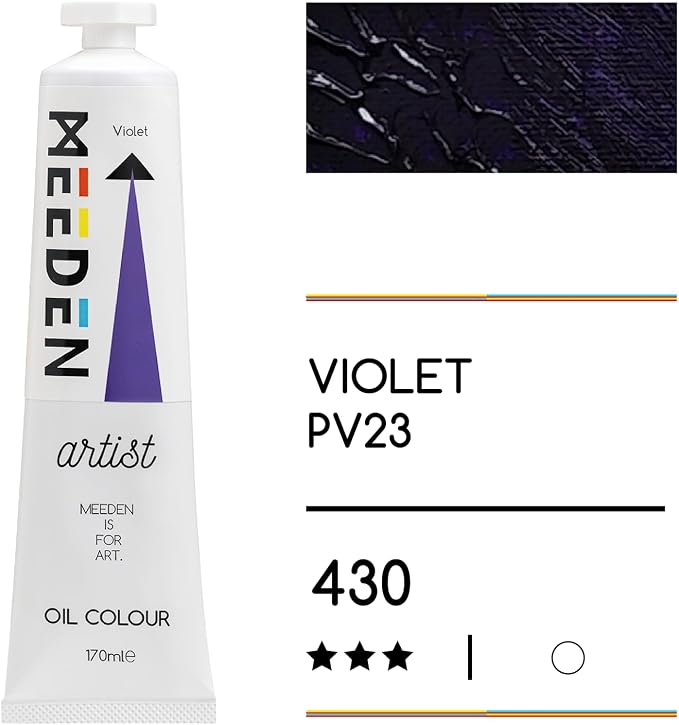 MEEDEN Artist Grade Oil Paint: Violet - 170ml/5.7oz Tube | Professional Art Paints and Supplies for Canvas Painting