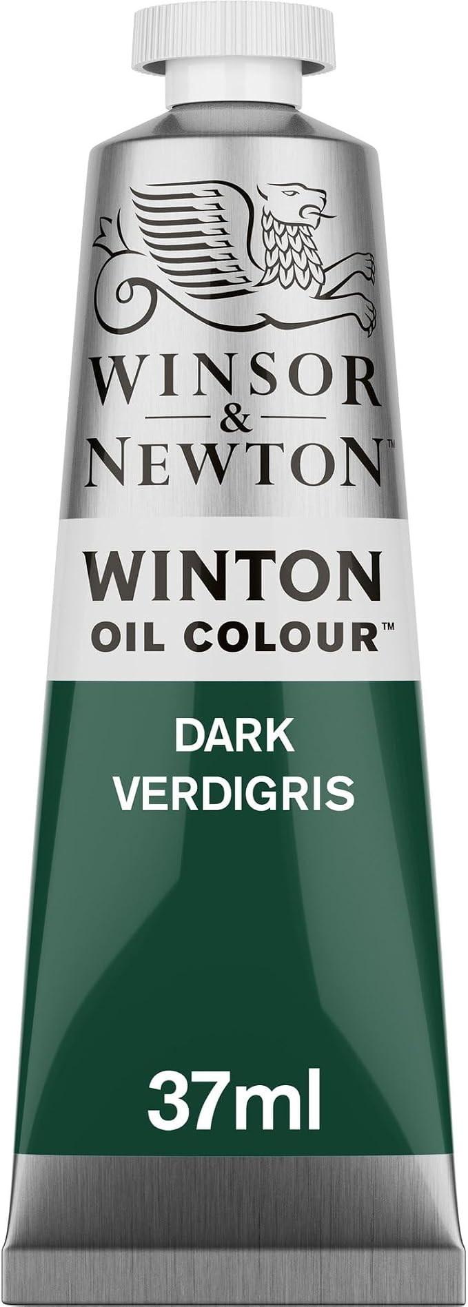 Winsor & Newton Winton Oil Color, 37ml Tube, Dark Verdigris | Artist pigments, Durable, Lightfast, Permanent, Uniform Consistency, Great Pigment Load