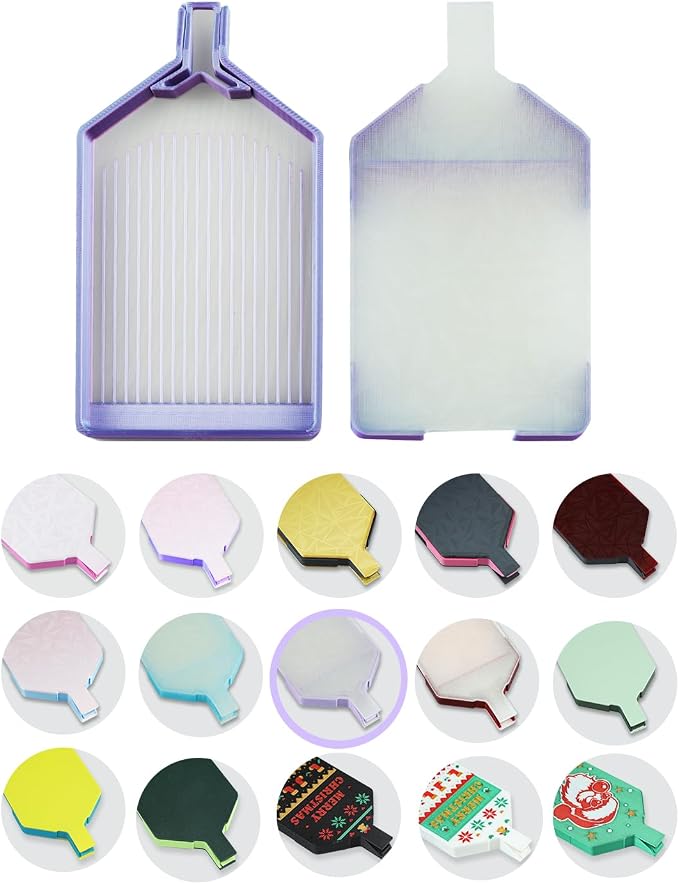ForeverYoung Ethereal Diamond Art Tray with Lid, Aurora Crystal Glow