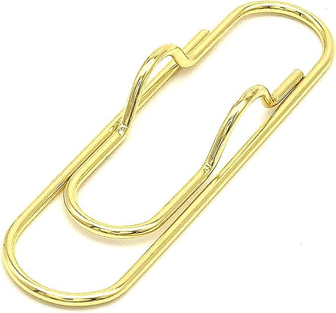 12-Pack Metal Pen Clips, Paperclip Pen Holders for Notebook | Metal Pen Clips for Notebooks, Secure Pen Holder for Planners and Journals, Fits Pens Under 0.5 Inch Thick