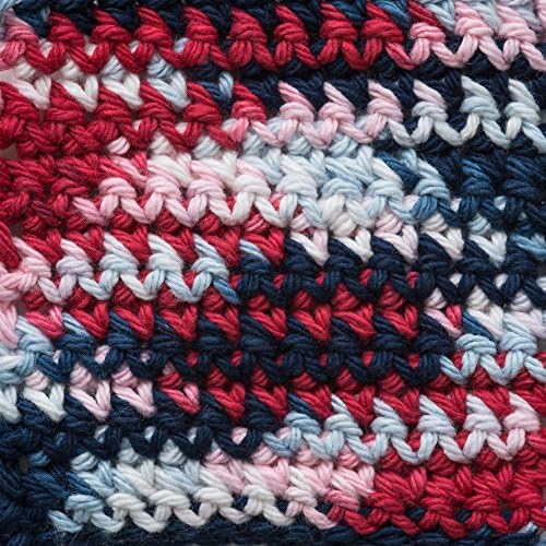 Lily Sugar'n Cream Cotton Cone Yarn, 14 oz, Nautical Ombre, 1 Cone