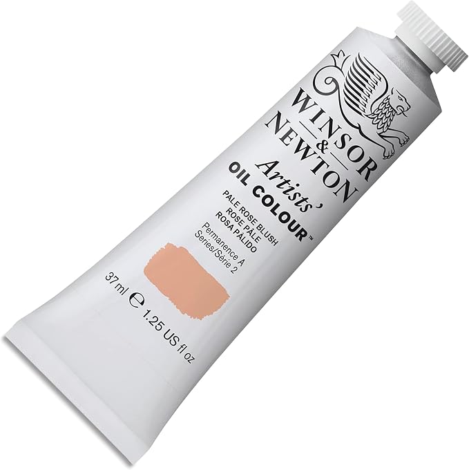Winsor & Newton Artists' Oil Paint, 37ml Tube, Pale Rose Blush