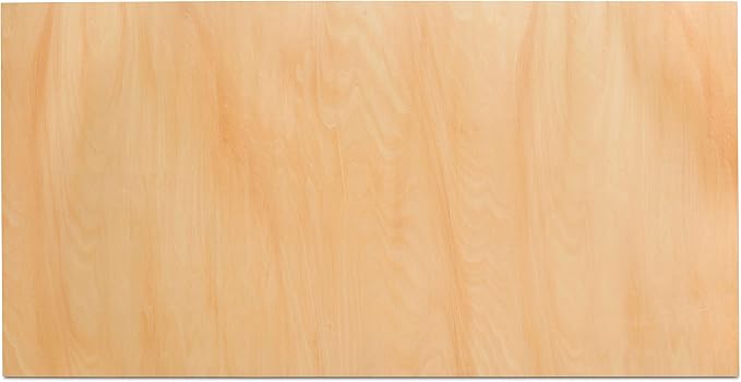 Large Birch Painting Panel 24 x 48 x 1-1/2-inch, Pack of 2 Wood Canvas Boards for Painting, Blank Signs for Crafts, by Woodpeckers
