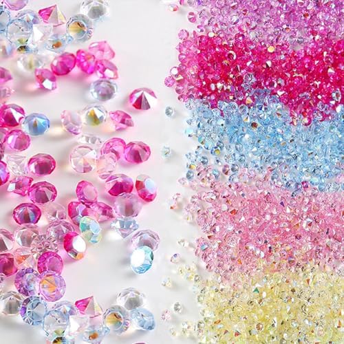 9 Box Rhinestone Glitter, 15000Pcs 3.2oz/90g 3mm Chunky Flakes Sequins Gravel for Epoxy Resin Craft Supplies Nail Art DIY G012