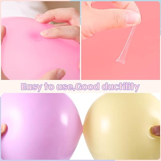 Phinus 3000 Pieces Glue Points, Balloon Tape, Sticky Dots, Double Sided Glue Points, Balloon Sticky Dots for Craft, Wedding Decoration, Stick Photos