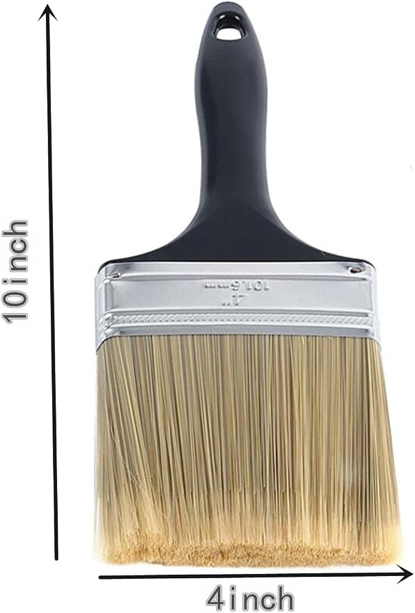4 inch Flat Paint Brushes,Professional Paint Tools