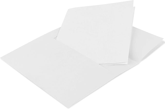 Blank White Greeting Cards With White Envelopes 5" x 7" Pack Of 40 Printable Note Cards With Corresponding Envelopes