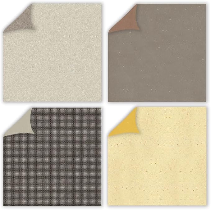 Scrapbook Paper Yellow Brown Patterned Paper Pad 12×12,24 Sheets Double-Sided Bobo Floral Scrapbooking CardStock Papers Pad for Holiday Cardmaking DIY Origami Decorative Craft Papers.