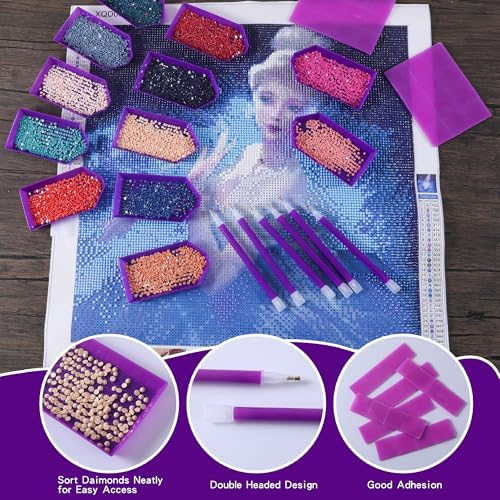 LYMUSUMI 42PCS 5D Diamond Art Painting Tools and Accessories Kits