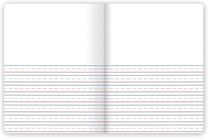 Mead Primary Journal Creative Story Tablet Composition Notebook, 7.5" x 9.75", Grades K-2, 100 Sheets, Red (489903-ECM)