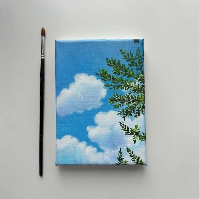 Small Canvases for Painting 5x7 inch, 82 Pack Bulk Painting Canvas Boards | Mini Blank Canvas Panels, Gesso Primed Acid-Free 100% Cotton, for Oil, Watercolor, Acrylic, Art Supplies for All Skill Level