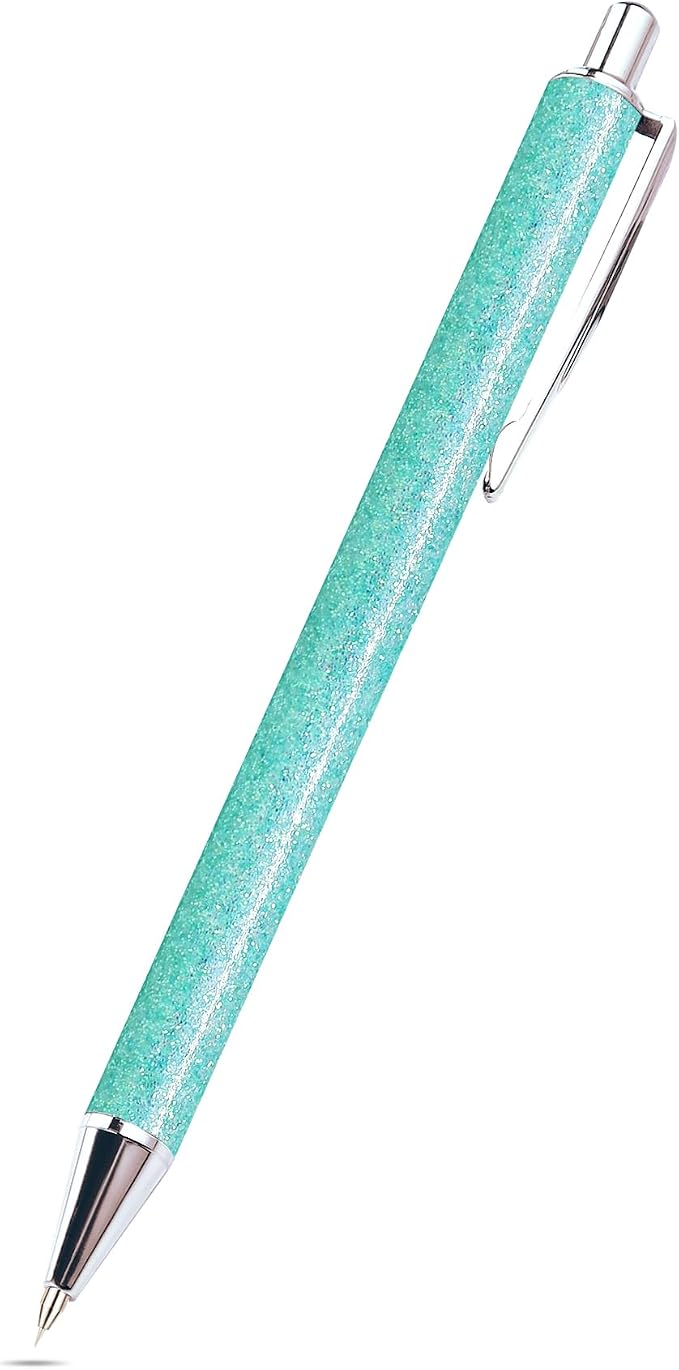 Craft Weeding Pen, Essential Adhesive Vinyl Tool, Precision Needle Retractable Pin Pen for Craft Weeding, Vinyl Air Release or Car Puncturing Installation, Turquoise