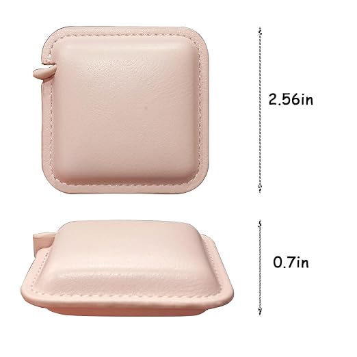 Tape Measure for Body Measuring Medical Body Cloth Tailor Craft Dieting Measuring Tape, 79 Inch/2 M Dual Sided Retractable Measuring Tape for Body Fabric Sewing Measurements Square(Pink)