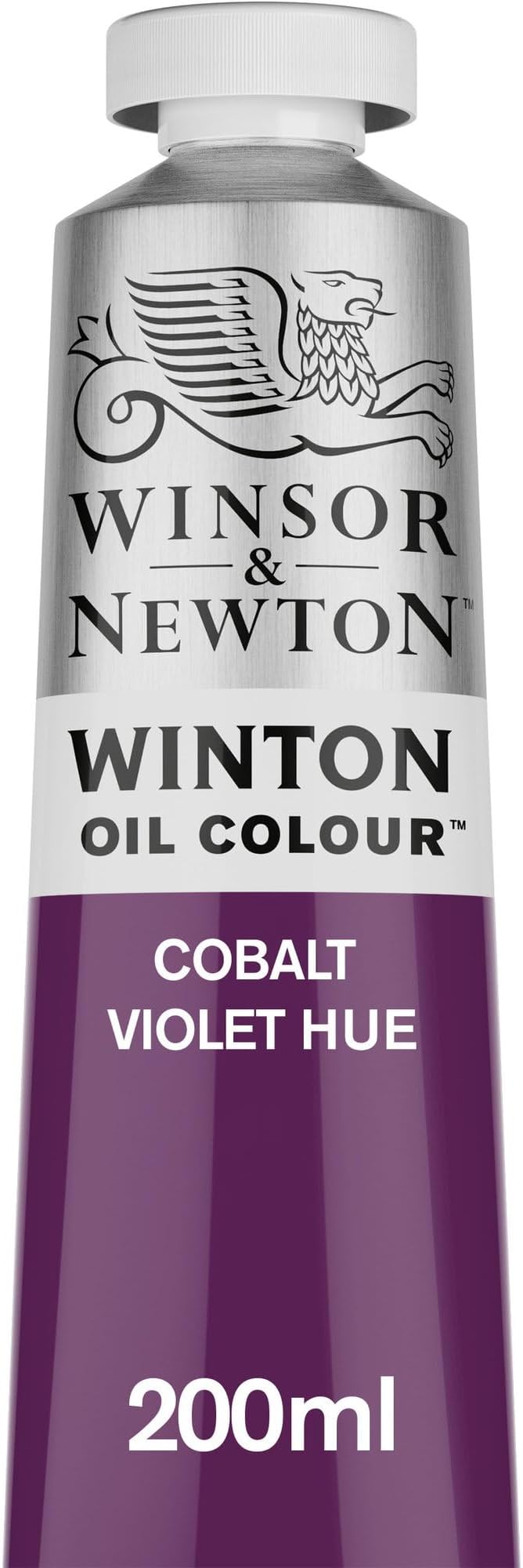 Winsor & Newton Winton Oil Color, 200ml Tube, Cobalt Violet Hue | High-quality pigments, Durable, Lightfast, Permanent, Uniform Consistency, Great Pigment Load