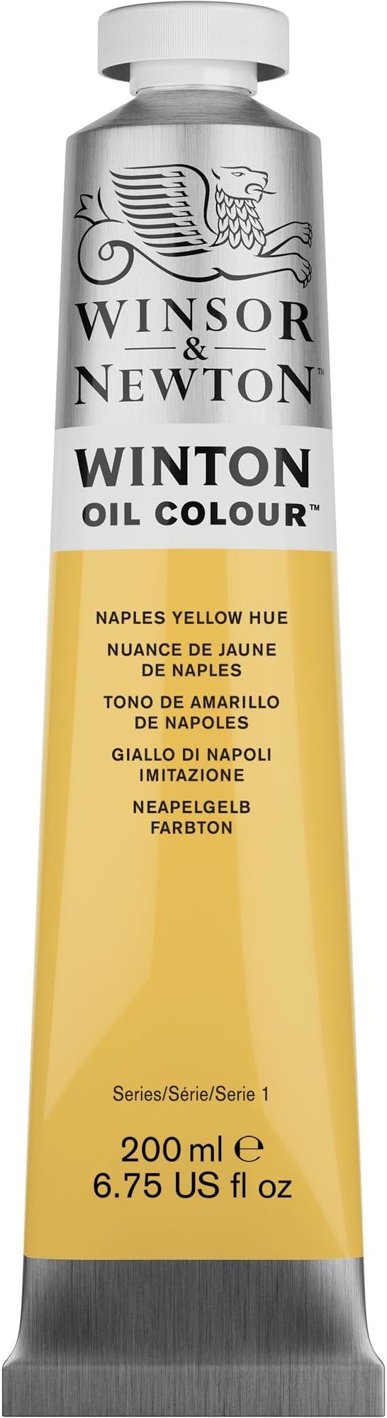 Winsor & Newton Winton Oil Color, 200ml Tube, Naples Yellow Hue | High-quality pigments, Durable, Lightfast, Permanent, Uniform Consistency, Great Pigment Load