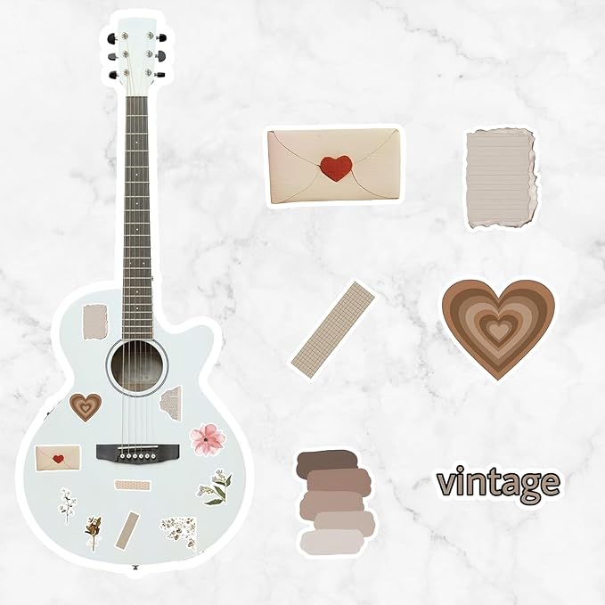 120 Pcs Vintage Aesthetic Stickers, Scrapbook Supplies | Unique, Journaling Essential, Botanical Waterproof Vinyl, Residue-Free, Planner & Diary Decor, Creative Gift