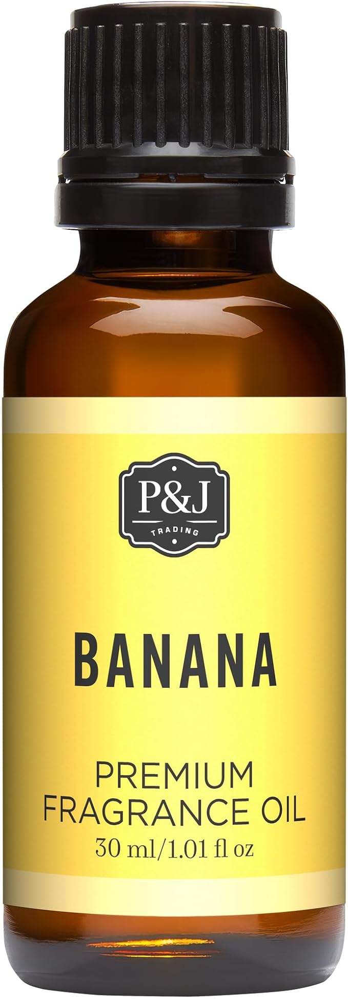 P&J Fragrance Oil - Banana Scent 30ml - Candle Scents, Soap Making, Diffuser Oil, Fresh Scents