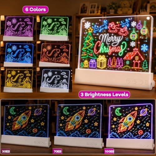 16" Led Drawing Board for Kids with Dual Panels - 【2026 New】